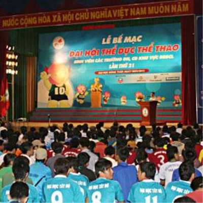 Bế mạc Đại hội TDTT sinh viên các trường ĐH,CĐ khu vực ĐBSCL lần thứ 21. <a class='text-under italic white small-size' href='events.aspx?id=93&la=vn'>Xem thêm</a>