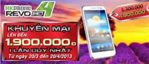 Chương trình khuyến mãi HK Phone