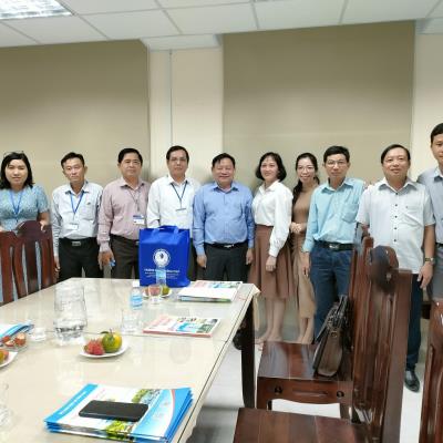 Đoàn công tác Trường Đại học Đồng Tháp thăm và làm việc với Sở Giáo dục và Đào tạo Tiền Giang