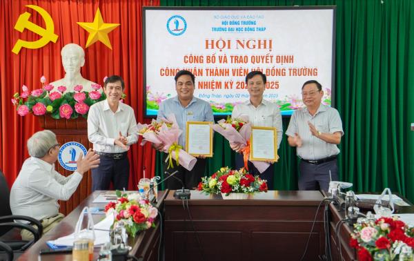 Hội nghị công bố và trao quyết định công nhận thành viên Hội đồng trường Trường Đại học Đồng Tháp nhiệm kỳ 2020 - 2025