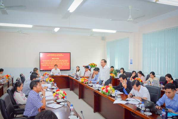Hội nghị gặp gỡ với các cấp uỷ, đoàn thể trực thuộc về công tác kiểm điểm, đánh giá, xếp loại chất lượng tổ chức đảng, đảng viên