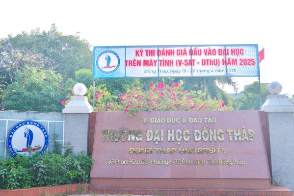 Trường Đại học Đồng Tháp tổ chức đợt 01 Kỳ thi Đánh giá đầu vào trên máy tính (VSAT)