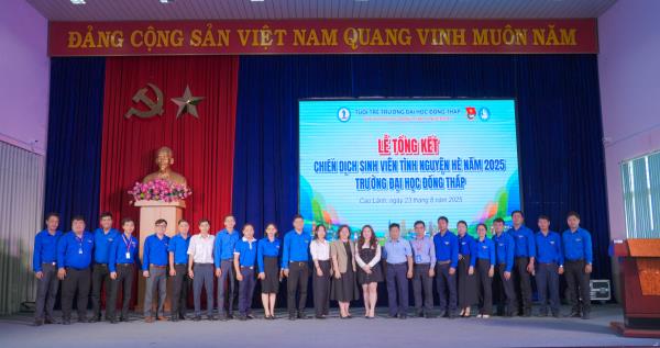 Lễ Tổng kết chiến dịch “Sinh viên tình nguyện hè” năm 2025