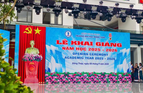 Trường Đại học Đồng Tháp rộn ràng khai giảng năm học 2025 – 2026