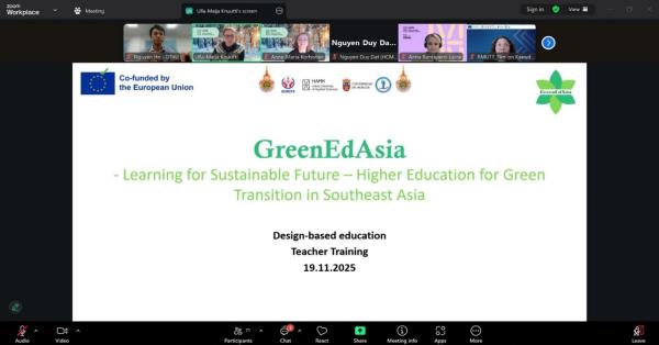 Tập huấn trực tuyến về Design - Based Education - DBE