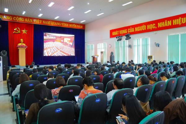 Đảng bộ Trường Đại học Đồng Tháp tích cực nghiên cứu, học tập, quán triệt và triển khai thực hiện Nghị quyết Đại hội XIV của Đảng 