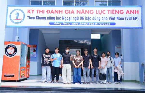  Trung tâm Ngoại ngữ và Tin học, Trường Đại học Đồng Tháp khai mạc Kỳ thi đánh giá năng lực tiếng Anh VSTEP Kỳ Tháng 2 Năm 2026