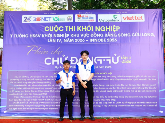 Sinh viên Trường Đại học Đồng Tháp tham gia Tập huấn khởi nghiệp Innobe 2026