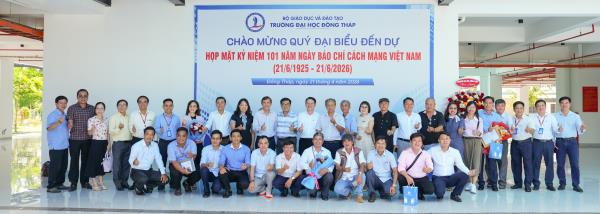 Trường Đại học Đồng Tháp gặp gỡ các cơ quan báo chí, truyền thông nhân dịp 101 năm Ngày Báo chí Cách mạng Việt nam