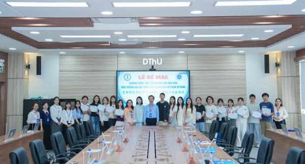 Tổng kết chương trình giao lưu học thuật, văn hóa giữa DThU và Trường Đại học Sư phạm Sở Hùng