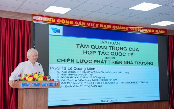 Trường Đại học Đồng Tháp nâng cao năng lực Hợp tác Quốc tế