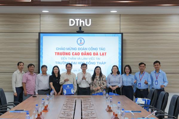 Tăng cường hợp tác, nâng cao hiệu quả đào tạo giữa Trường Đại học Đồng Tháp và Trường Cao đẳng Đà Lạt