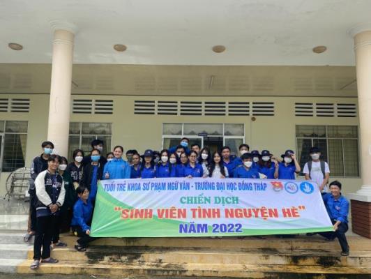 Trường Đại học Đồng Tháp khởi động chiến dịch Sinh viên tình nguyện hè năm 2022