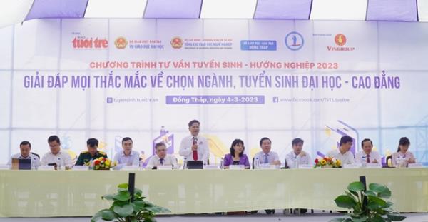 Hơn 3.000 học sinh tham gia Chương trình tư vấn tuyển sinh - hướng nghiệp năm 2023