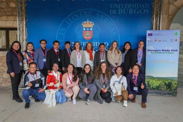 Dong Thap University participates in the Manager Study Visit Program at the University of Burgos (UBU), Spain, under the GreenEdAsia Project