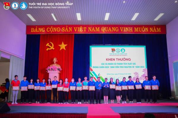 Tổng kết chiến dịch “Sinh viên tình nguyện hè” năm 2023