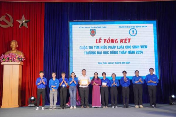 Chung kết cuộc thi tìm hiểu pháp luật cho sinh viên Trường Đại học Đồng Tháp năm 2024