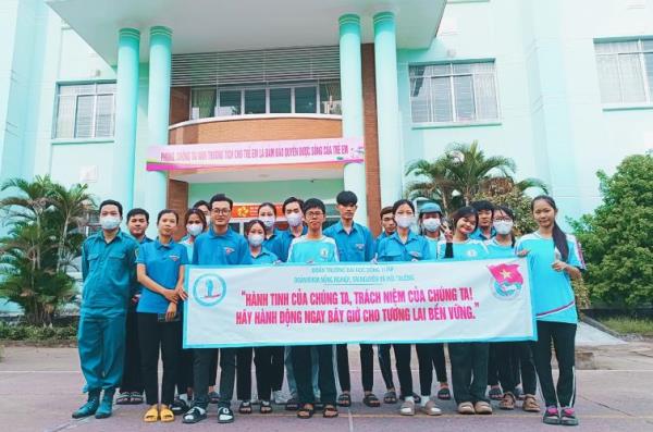 Đoàn khoa Nông nghiệp, Tài nguyên và Môi trường thực hiện chuỗi hoạt động hưởng ứng ngày Môi trường thế giới 2024