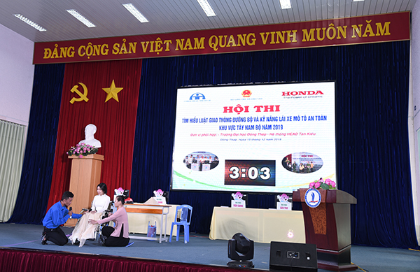 Trường ĐH Đồng Tháp đạt Giải Nhất Hội thi tìm hiểu Luật giao thông năm 2019 Trường ĐH Đồng Tháp đạt Giải Nhất Hội thi tìm hiểu Luật giao thông năm 20192_DSC8668