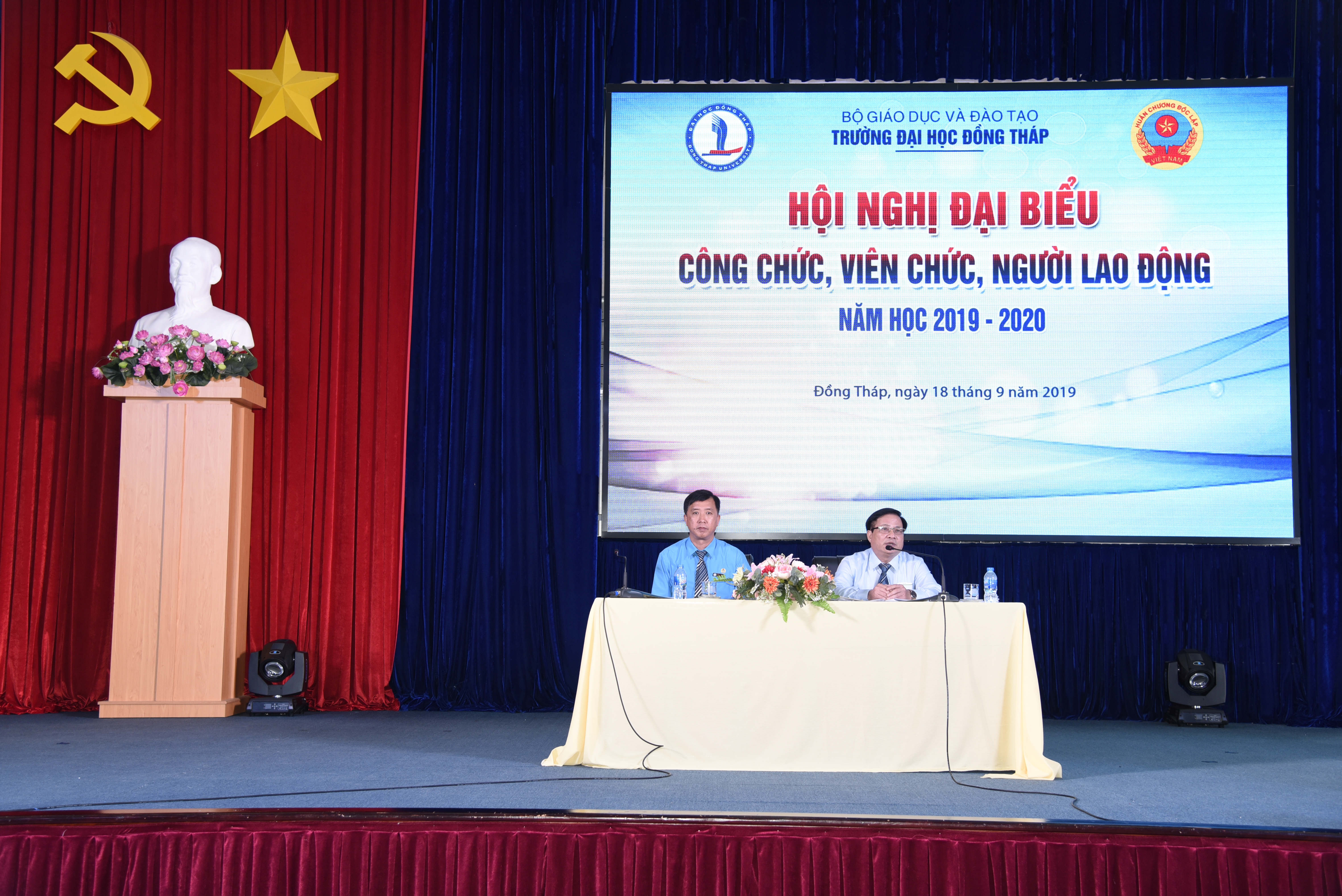 Hội nghị đại biểu công chức, viên chức, người lao động Trường ĐH Đồng Tháp năm học 2019-20202_DSC5272