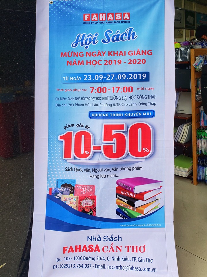 Rộn ràng Hội sách chào mừng năm học mới tại Đại học Đồng Tháp2