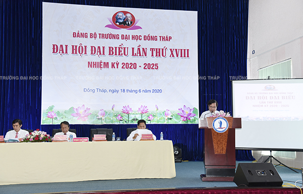 Đại hội đại biểu Đảng bộ Trường Đại học Đồng Tháp lần thứ XVIII, nhiệm kỳ 2020 - 2025 Đại hội đại biểu Đảng bộ Trường Đại học Đồng Tháp lần thứ XVIII, nhiệm kỳ 2020 - 20253_DSC2256