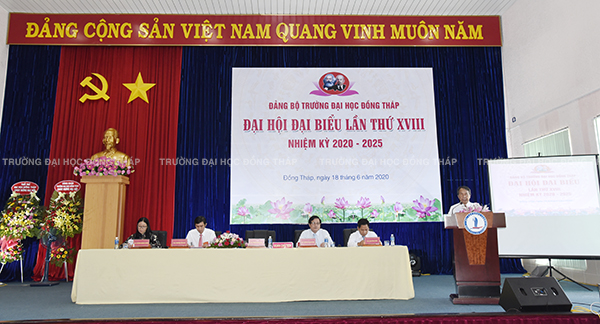 Đại hội đại biểu Đảng bộ Trường Đại học Đồng Tháp lần thứ XVIII, nhiệm kỳ 2020 - 20254_DSC2254