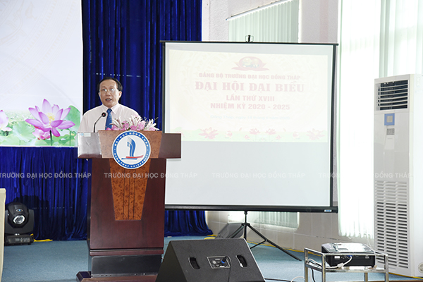Đại hội đại biểu Đảng bộ Trường Đại học Đồng Tháp lần thứ XVIII, nhiệm kỳ 2020 - 2025 Đại hội đại biểu Đảng bộ Trường Đại học Đồng Tháp lần thứ XVIII, nhiệm kỳ 2020 - 20256_DSC2294